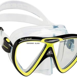 CRESSI Adult Snorkeling Set in Comfortable Pure Silicone – Mask & Semi-Dry Snorkel | Ikarus & Orion