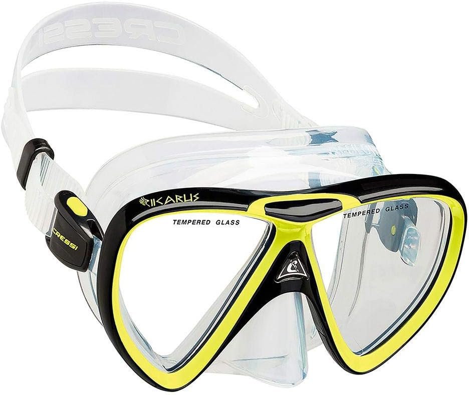 CRESSI Adult Snorkeling Set in Comfortable Pure Silicone - Mask & Semi-Dry Snorkel | Ikarus & Orion - Image 2