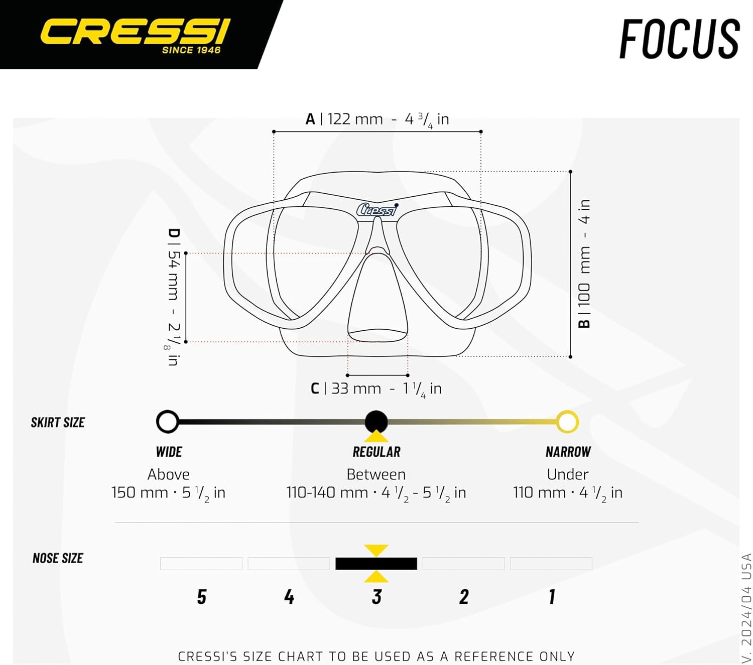 Cressi Adult Snorkel Kit- Lightweight Mask & Snorkel Combo for Snorkeling- Focus & Supernova Dry - Designed in Italy - Image 4