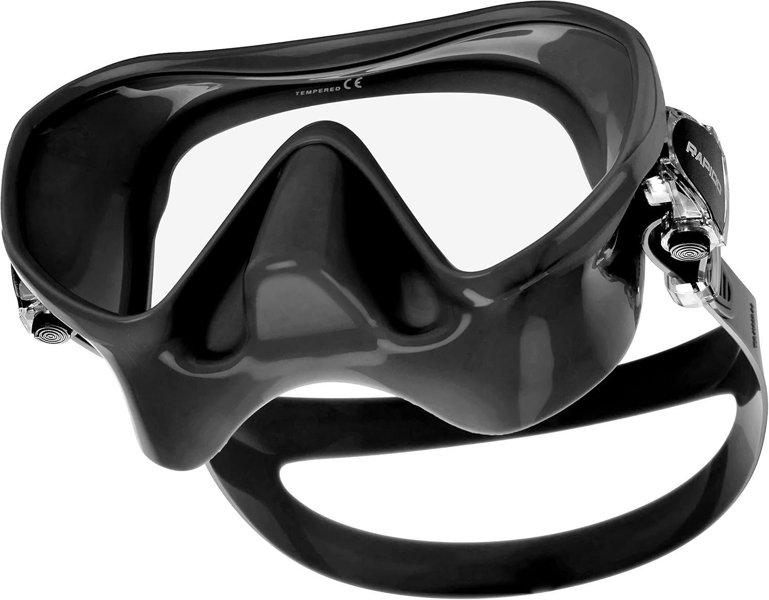 Phantom Aquatics Frameless Snorkel Mask Fin Snorkeling Set - Image 4