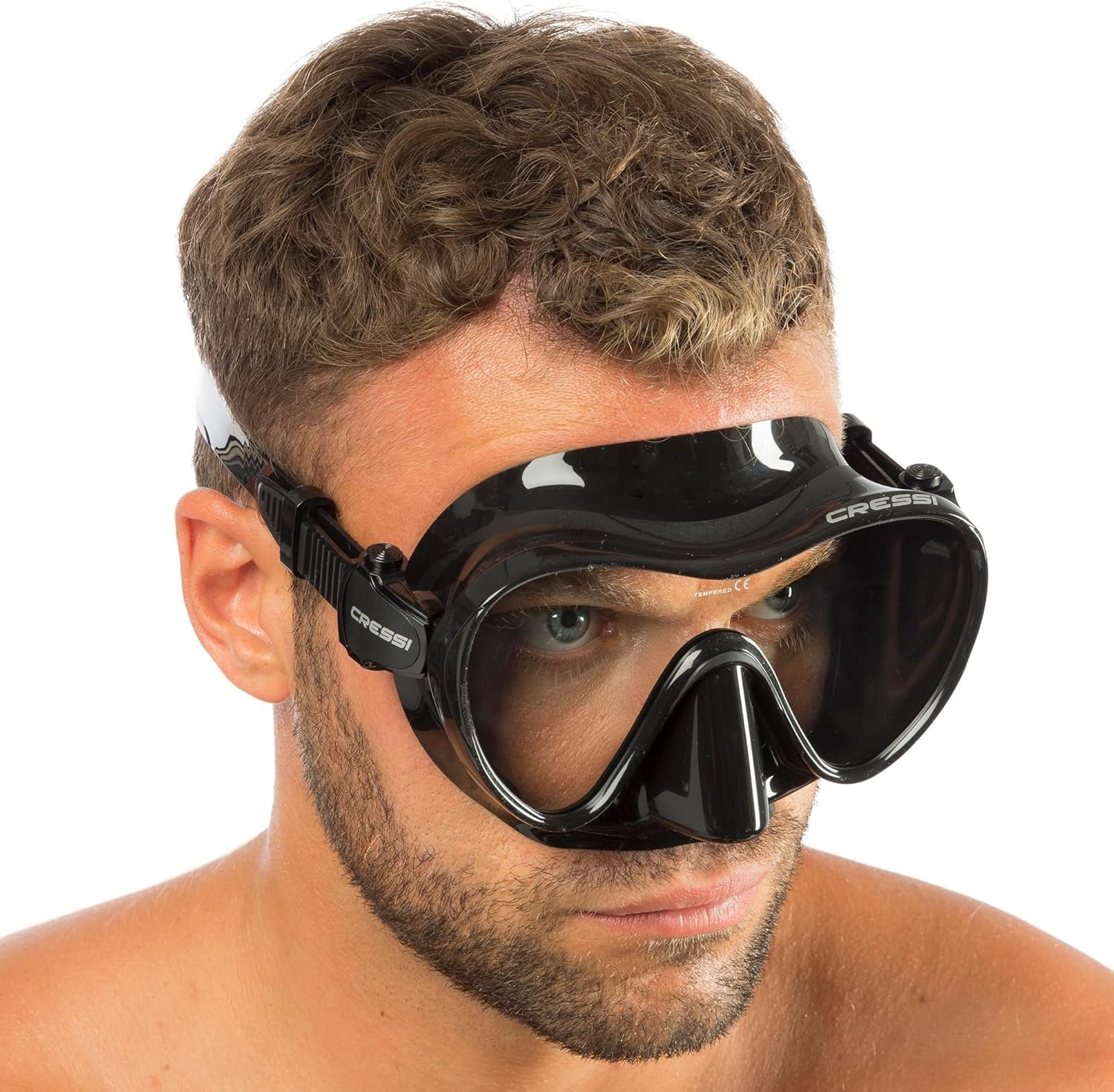 Cressi F1 Frameless Snorkel Mask - Low-Profile Snorkel Gear - Fold-Flat Snorkeling Gear for Adults - Comfort Fit & Scuba Mask - Image 6