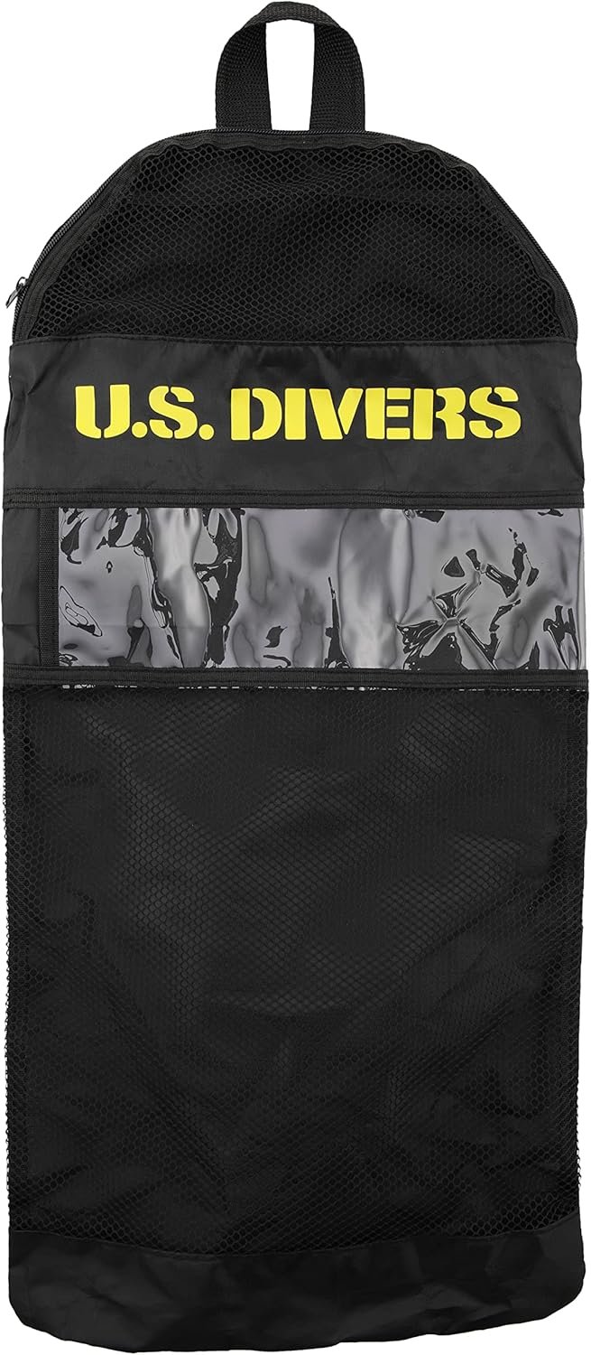 U.S. Divers Cozumel Adult Snorkel Set - Anti-Fog PC Lens, Easy-Adjust Mask Buckles, Dry Top Snorkel, Adjustable Fin Buckles -Unisex Adult,Gray/Dark Pink,Large (9.5-11.5),SR3981022L - Image 5