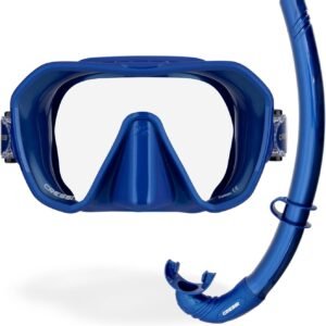 Cressi Mask & Snorkel Combo for Snorkeling- Lightweight and Comfort with High Performance- Z2 & Corsica – Designed in Italy