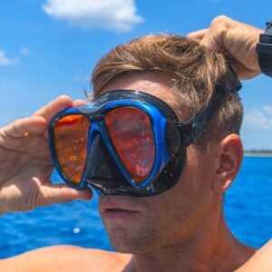 TUSA Sport Adult Powerview Mask and Dry Snorkel Combo