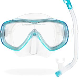 Cressi Children Wide View Comfortable Snorkeling Set – Ondina & Top Jr: made in Italy